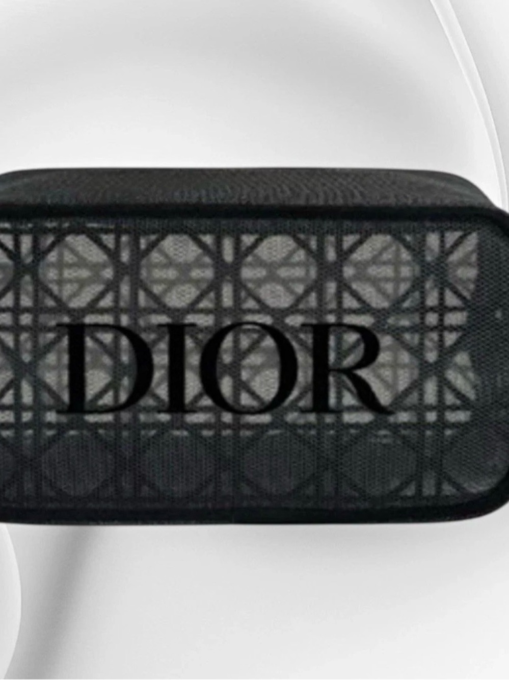 Dior Black Monogram Logo Phone Case
